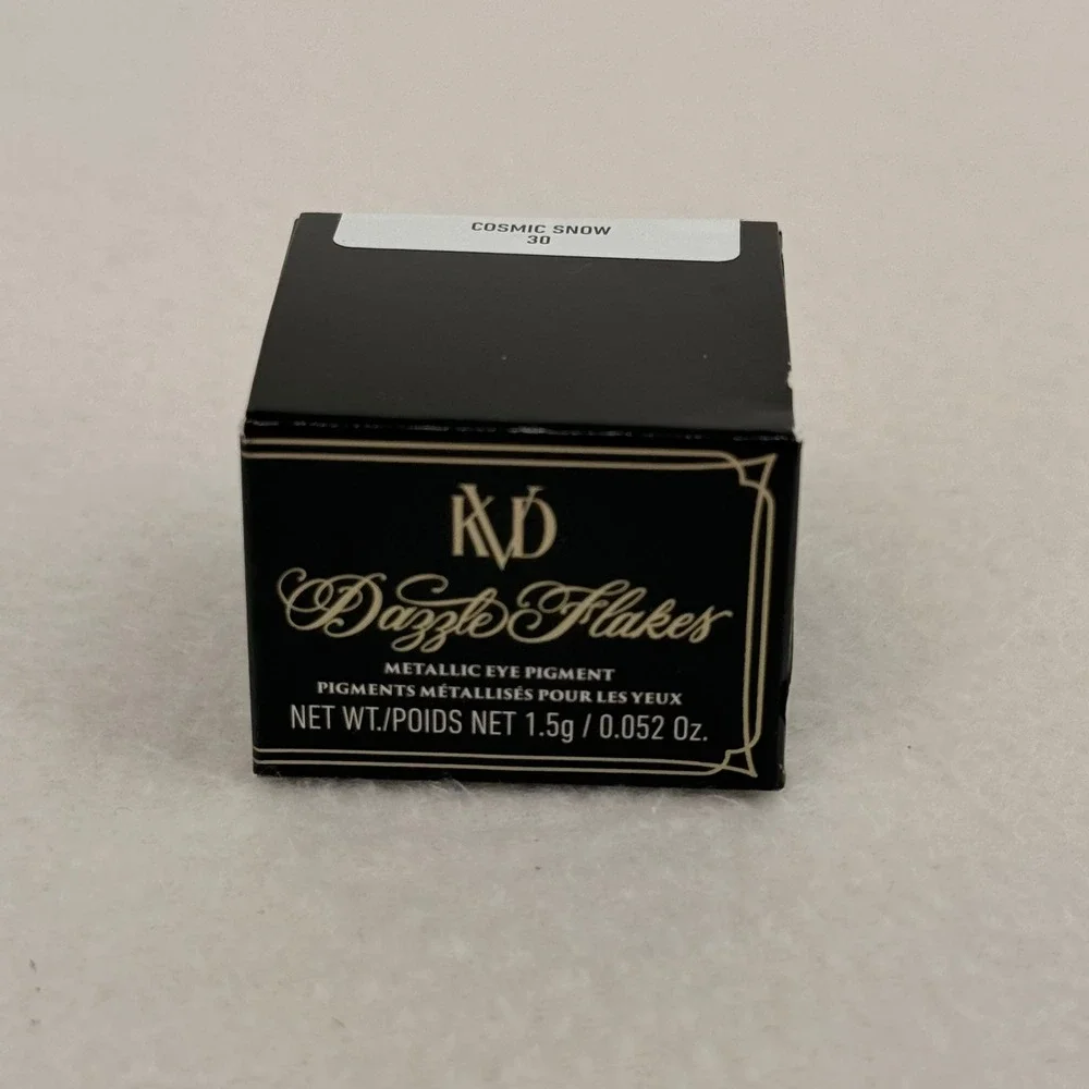 KVD Dazzle Flakes Metallic Eye Pigment Cosmic Snow 30 1.5g 0.052 oz NEW